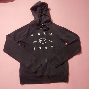 Areopostale Black and White Hoodie